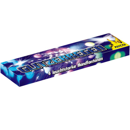 Glitzerregen, 4er-Schtl.