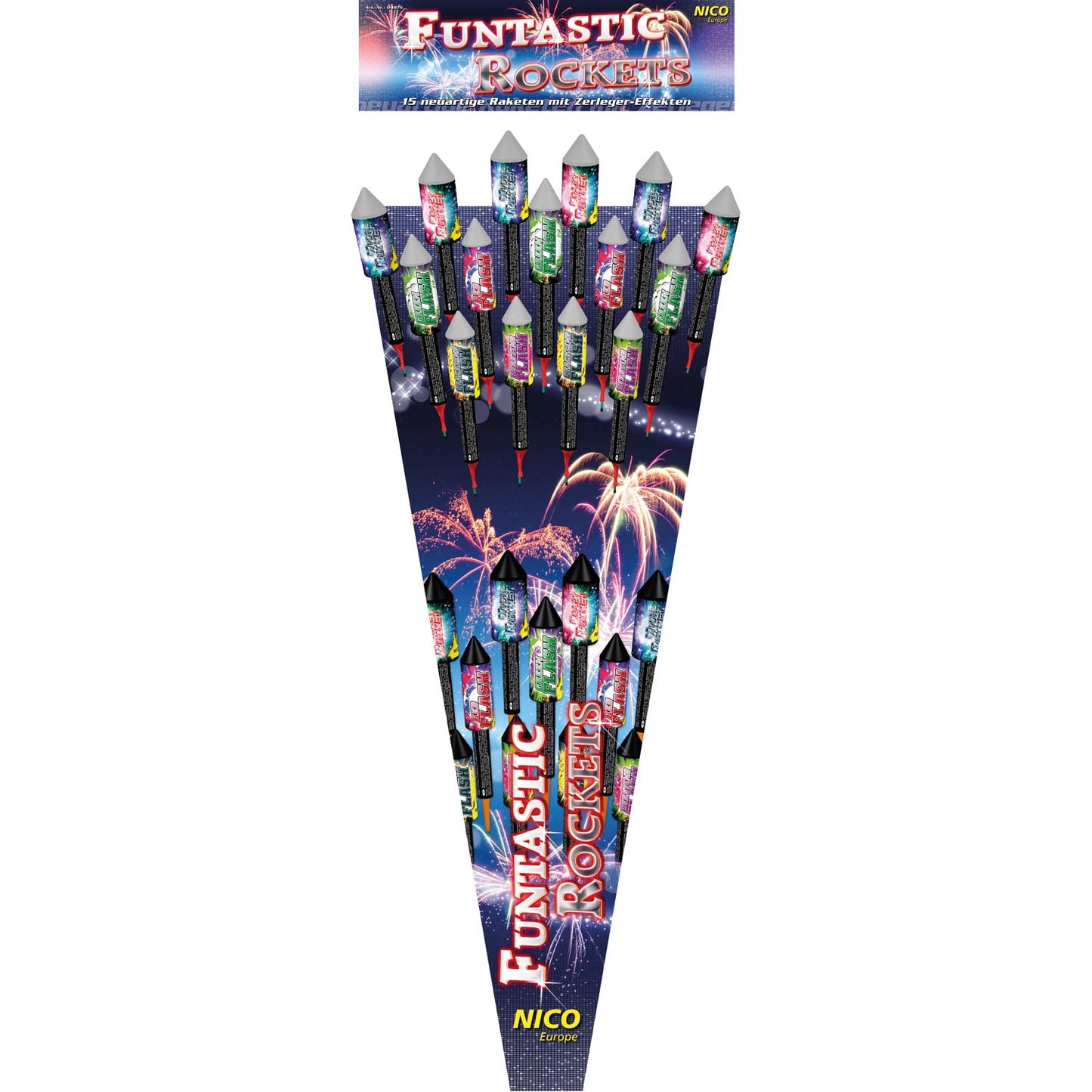 Funtastic Rockets, 15er-Rak.-Btl.