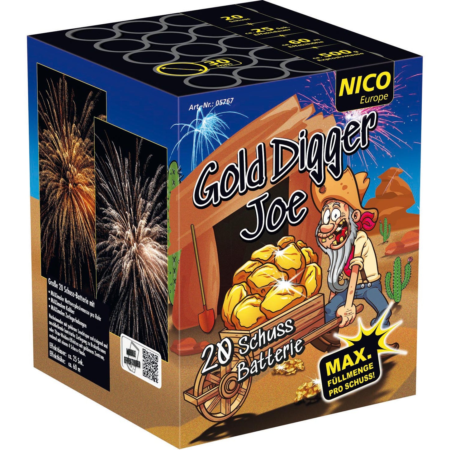 Gold Digger Joe, 20 Schuss
