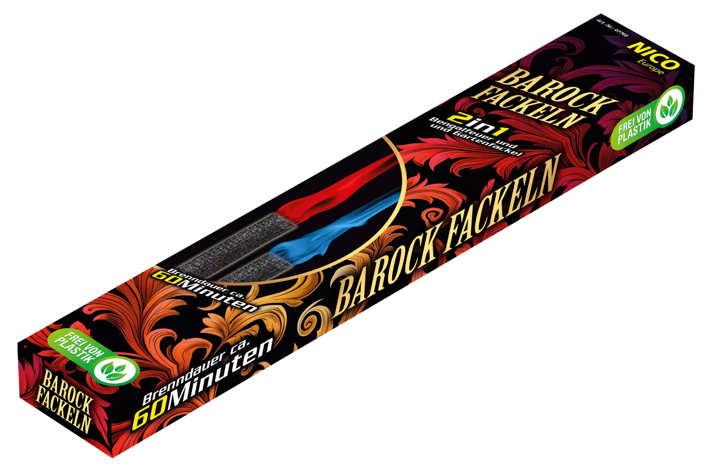 Barock Fackel, 2er-Schlt., KAT F1