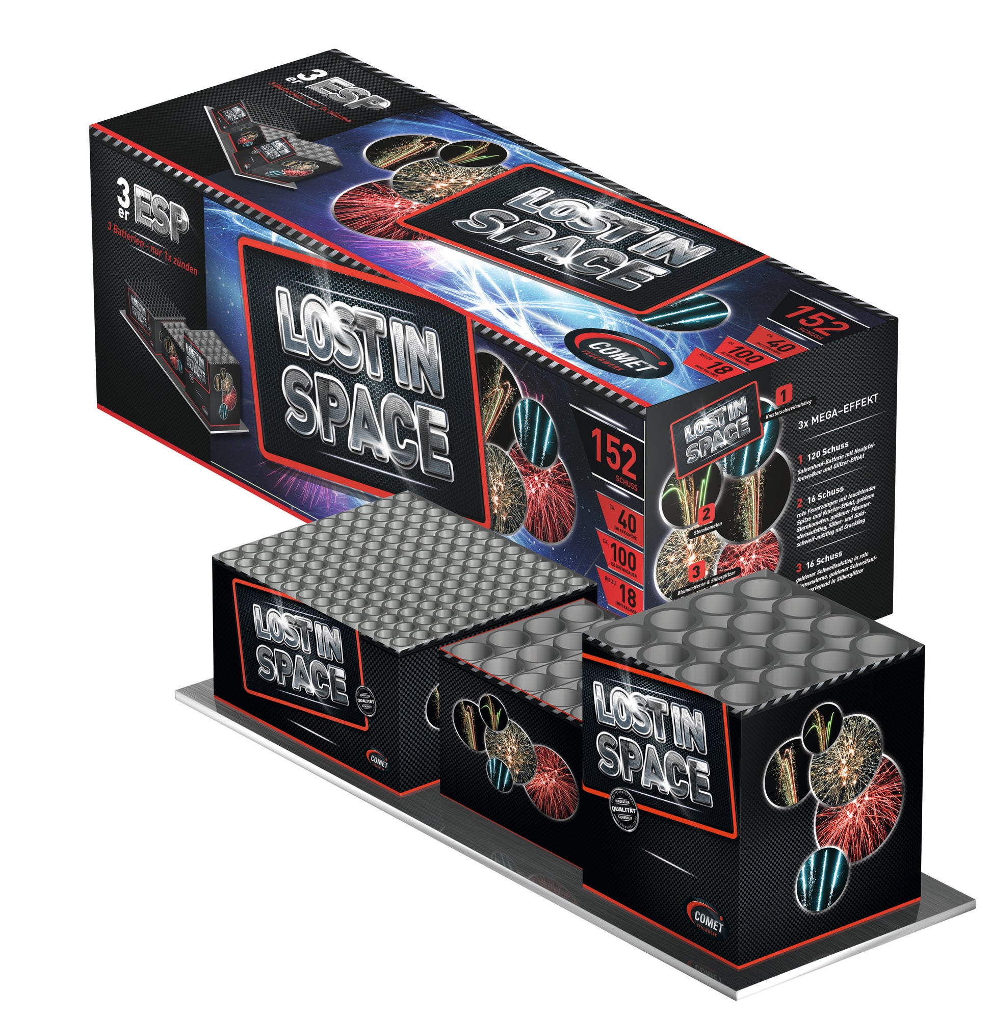 Verpackung des Feuerwerks