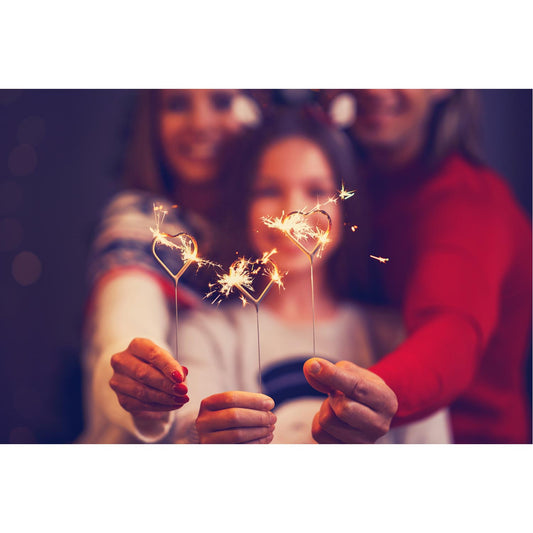 Symbol-Wunderkerzen Herz 4er Set