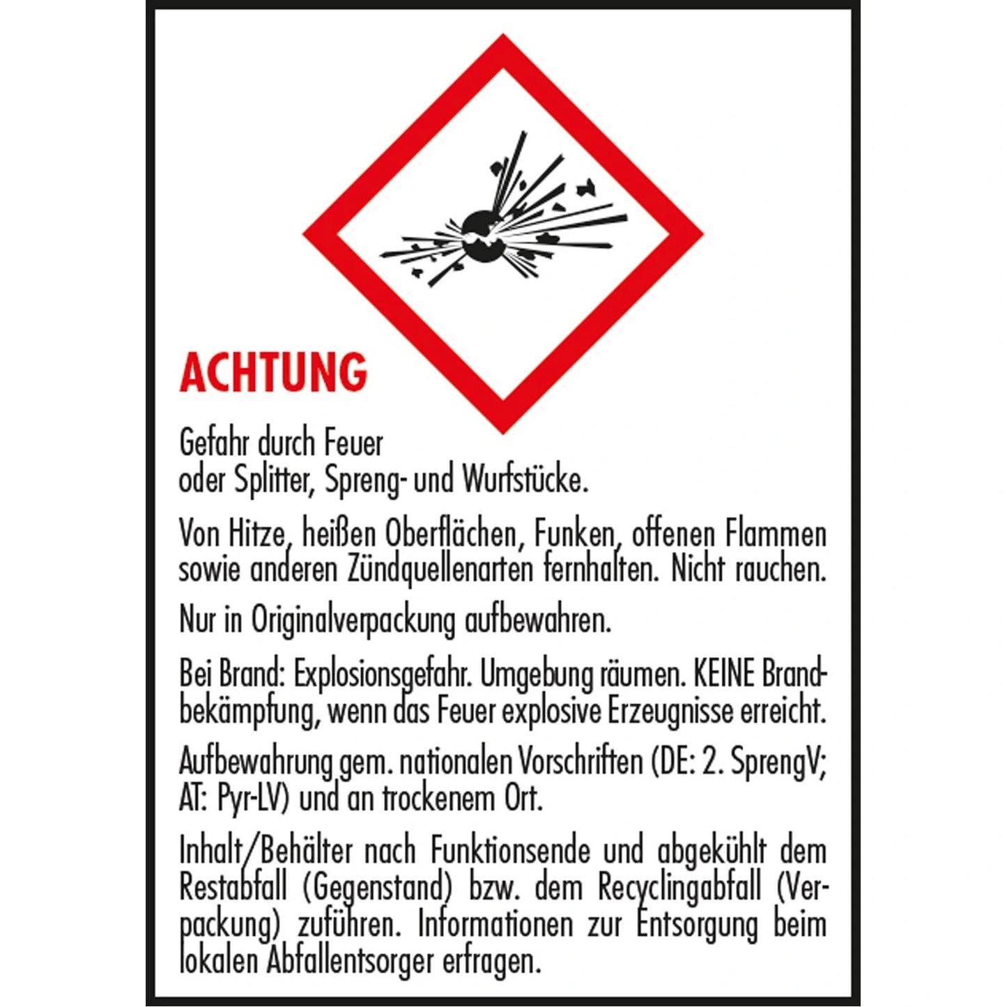 Aktionspaket Jugendfeuerwerk, 292 Teile