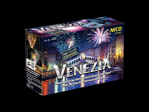 Video des Feuerwerkeffekts des Produkts "Venezia"