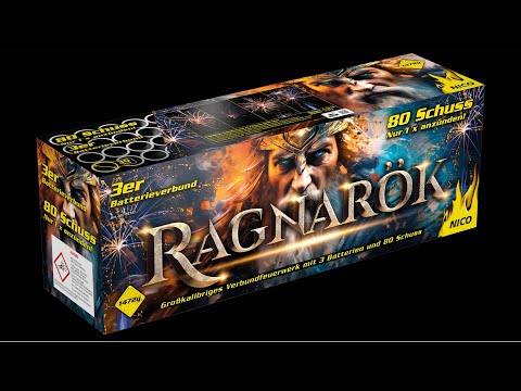 Video des Feuerwerkeffekts des Produkts "Ragnarök"