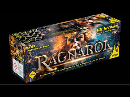 Video des Feuerwerkeffekts des Produkts "Ragnarök"
